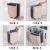 Import Folding Trash Can Kitchen Cabinet Garbage Door Hanging Collapsible Waste Bin from China
