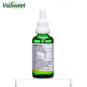 Food additives wholesale 30ml/50ml natural concentrated liquid sweeteners caramel flavor stevia liquid for coffee