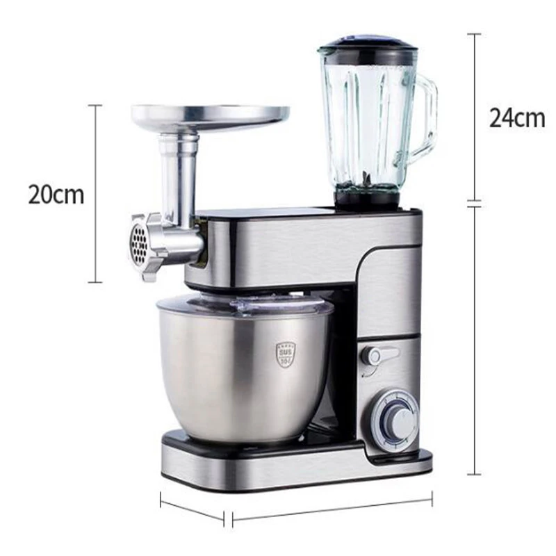 Food processor electric multifunctional stand mixer food mixer machine spiral dough mixer