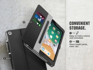 For 2019 iPad 10.2 cover shockproof tablet case, 2 in 1 TPU and PU Thin case for iPad Cover