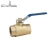 Import Forged NPT full-bore brass ball valve with stainless steel body handle ball valve from China