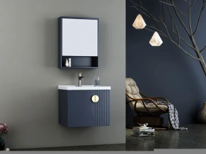 Foshan bathroom vanity set Countertop modern Bathroom Furniture Mirror washbasin cabinet