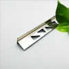 Foshan SMA stainless steel chrome tile accessories of metal corner strip with holes tile trim
