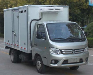 Foton 4x2 2 ton small freezer truck freezer refrigerated truck