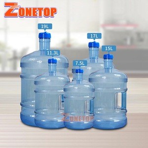 Free Samples Eco Friendly 7.5 11 13 15 l 18 Litros 18.9 Ltr 19 Liter 20 Litre Big Water Bottle 2 3 4 5 Gallon Plastic Bottle