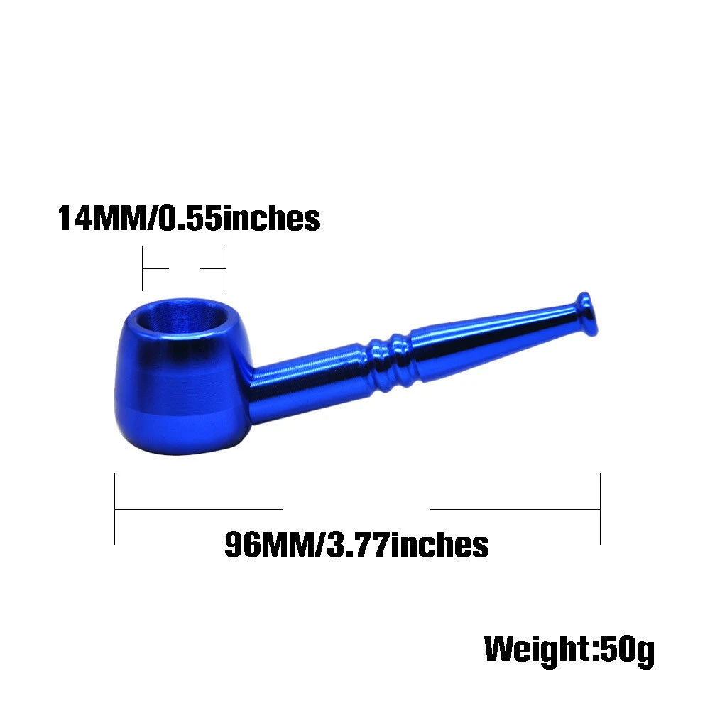 Free shipping New Arrival Length 96mm Cool Bigger Teapot-shape without Cover Aluminum Smoking Pipe