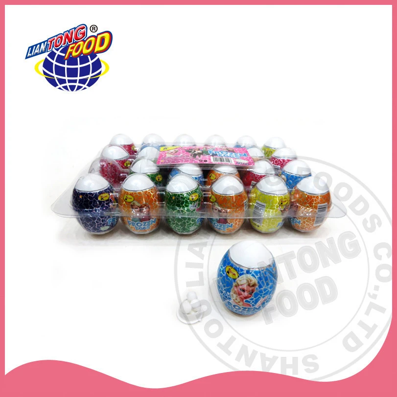 Frozen egg toy with candy