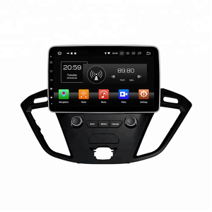 Full touch android 8.0 9inch hd 1024*600 mirror link TDA 7851 amplifier nxp 6686 radio car stereo for Transit