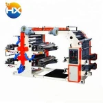 Fully automatic 4 color nylon bag flexographic printer machine for sale
