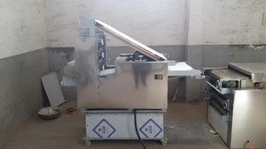 Fully automatic high capacity Chapati / Pita / Tortilla / Roti bread/ Lavash making machine with natual gas oven