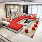 Furniture Factory Price Living Room Sofas Fabric Sofa Bed Royal Sofa set 7 Seats Living Room Furniture Designs