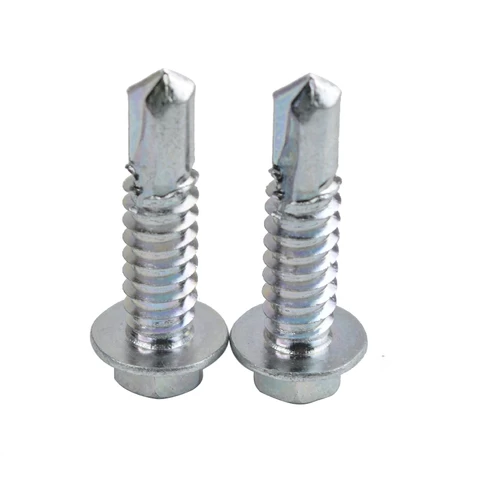 Galvanized Zinc Plated Steel Hex Head Self Drilling Screws and Different Types of Stainless Steel Self-drilling Screws