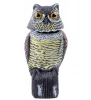 Garden Decoration Plastic Decoy owl  with movable head