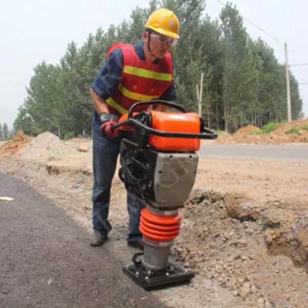 Gasoline Soil Tamping Compact Rammer Electric Tamper Rammer