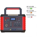 Generator 300w 500w Ac 88000mah 532wh Bank 50ah Hot Sale Portable Home Heavy Duty Power Station 500wh