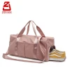 Girl Pink Color Duffel Bag Fashion Foldable Outdoor Sport Bag