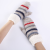 Import Gloves Winter Women Fahion Mixed Color Striped Knitted Wool Thickened Mittens Warm Ski Gloves from China