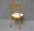 Import Gold Used Unfolded Stackable Chiavari Chair with White Fabric Cushion YC-A262 from China