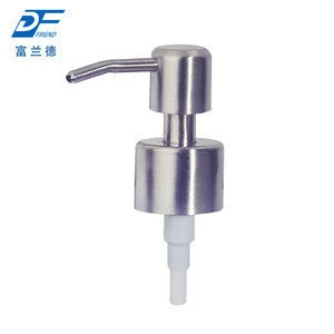 Good price newest shine silver liquid soap plastic 28MM lotion pump