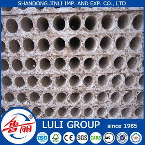 good quality hollow core laminated flakeboard from China luli group for door core