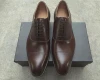 Goodyear welted handmade men leather shoes
