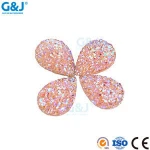Guojie brand factory quality suppliers wholesale beautiful bingbing resin gem precious semi precious stone rhinestone crystal