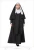 Import Halloween Adult Party Fat Women Sexy Nun Costume Fancy Dress Black Sexy Nun Costume from China