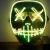 Import Halloween Mask LED Light Up Funny Masks The Purge Election Year Great Festival Cosplay Costume Supplies Party Masks Glow In Dark from China