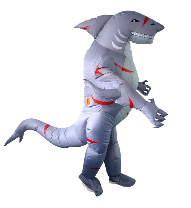 Halloween stage performance inflatable costume Christmas activity cartoon novelty scary inflatable big shark costume