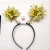 Import Happy New Year popular laser silk flash hair accessories girls and children creative hair hoop from China