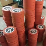 heat transfer rubber roller Hot stamping Bronzing silicone roller wheel