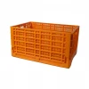 Heavy Duty Collapsible & Stackable Plastic Milk crate Foldable Storage Bin Wholesale
