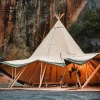 Heavy Duty Custom Romantic Indian Tent Mildewproof and Waterproof Glamping Luxury Safari India Teepee Tent