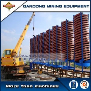 Heavy mineral sand ore separating machine spiral equipment