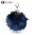 Import HEC Trade Assurance Wholesale Multicolor Fashion Women&#39;s Fur Pom Poms Keyring Balls For Bag from China