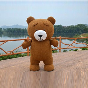 HI CE China inflatable teddy bear costume plush giant teddy bear costume Helloween Christmas teddy bear mascot costume for adult