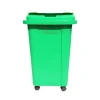 High capacity 50L 120L 240L moving plastic trash can /moving ash containers /plastic waste bin