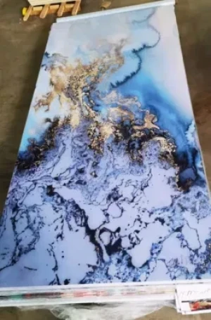 Buy High Glossy Uv Marble Pvc Wall Panels Sheet Pvc Cladding Boards For ...