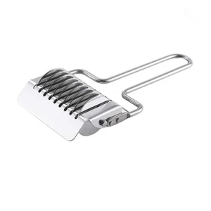 High Grade 304 Stainless Steel Noodle Lattice Roller Docker Dough Cutter Pasta Spaghetti Maker For Kitchen Cooking Tools