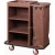 Import High Grade Hotel Room Wooden Cleaning Service Linen Cart Room Attendant Trolley from China