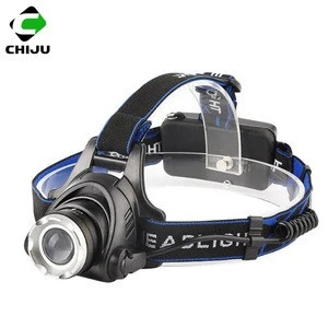 High Lumen adjustable headband 3 modes zoomable headlamp For outdoor camping