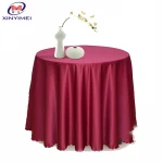 High quality 90 round tablecloths for party