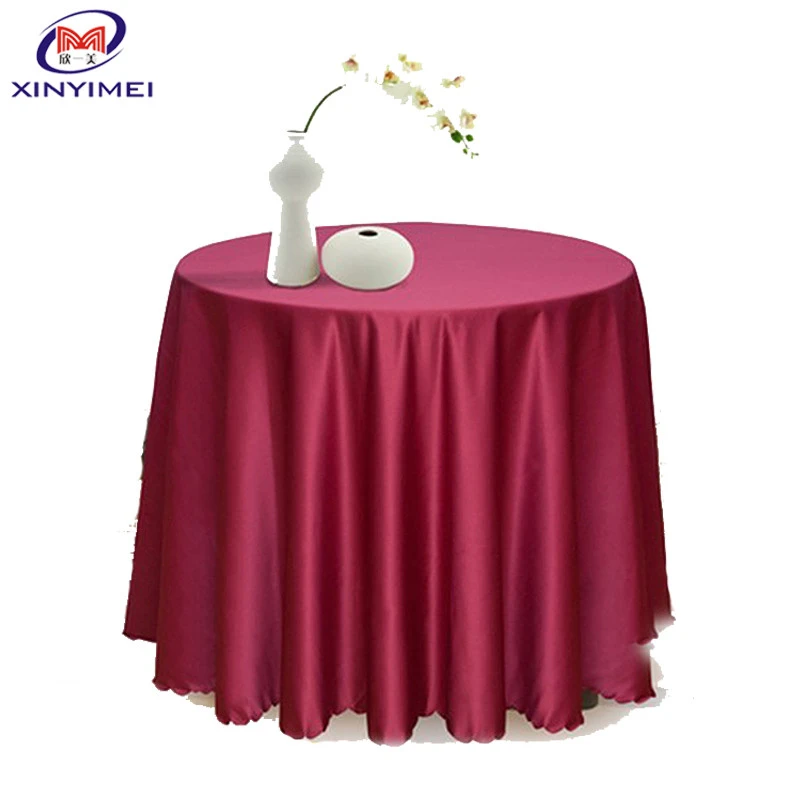 High quality 90 round tablecloths for party