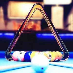 High Quality Acrylic Pool Ball Billiard Snooker Ball Triangle Rack