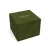 Import High Quality Dark Green PU Jewelry Box With Embossing Logo Watch Boxes And Gold Hot Stamping Watch Packaging Box from China