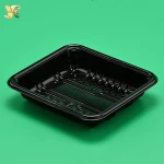 High quality disposable Frozen Food PET PLA Plastic Packing Trays For Meat