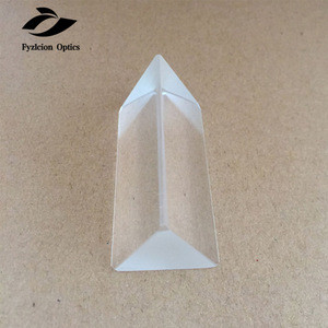 High quality glass triangular dispersion prism for periscope