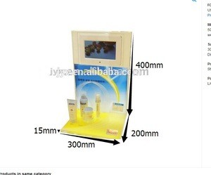 High quality good price acrylic tabletop display with LCD