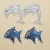 Import High quality good price cartoon cute mermaid dolphin sequin embroidery patch for kid clothes from China