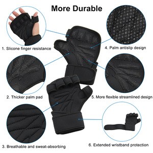 High quality half finger exercise weight lifting  workout training gym gloves/sport gloves